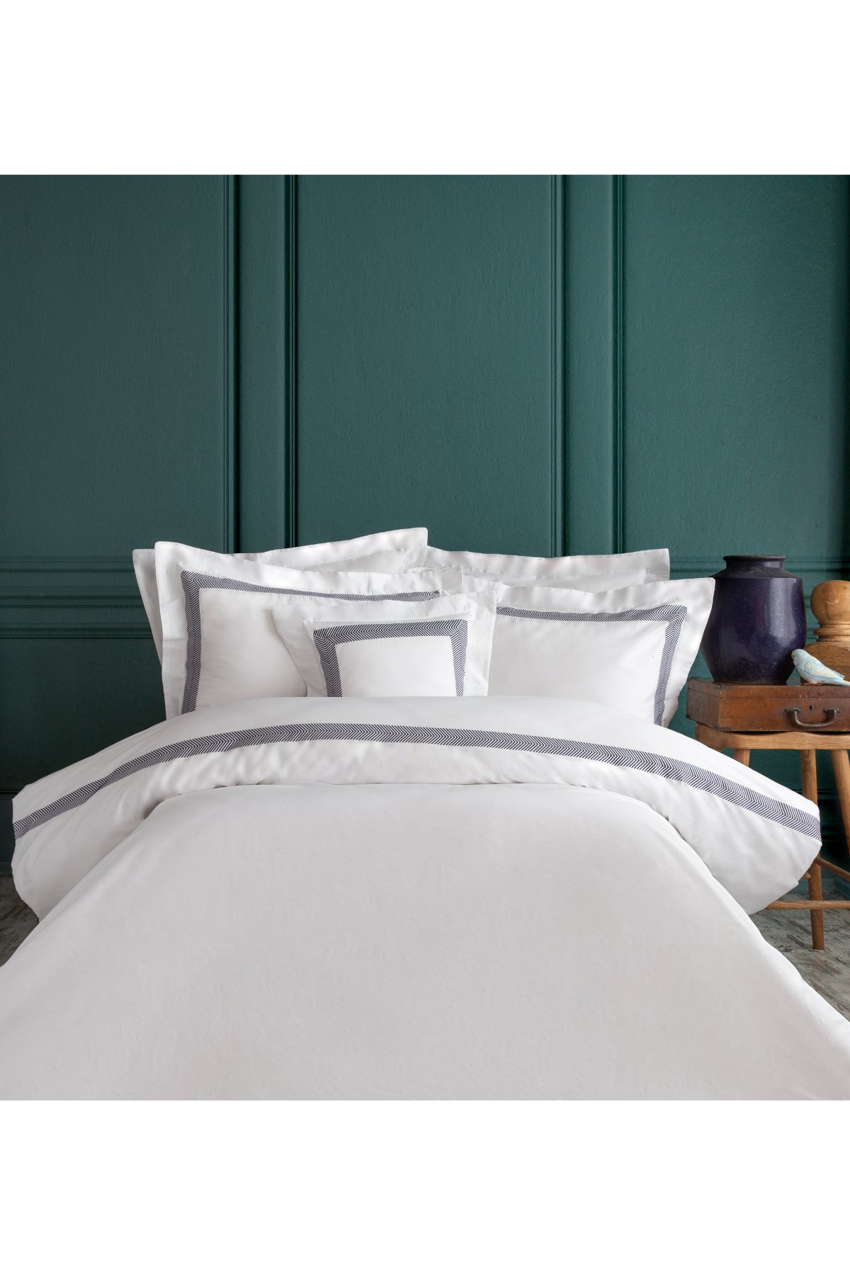 Sydney Beyaz Kumaş Nevresim Takımı